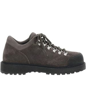 Diemme Round Toe Lace-Up Trainers - Brown