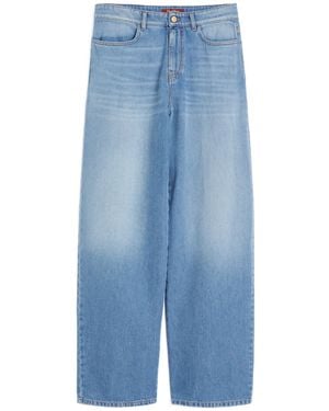 Max Mara Studio Zagara Straight Leg Jeans - Blue