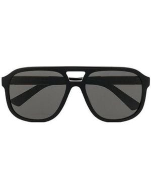 Gucci Tinted Pilot Frames - Black