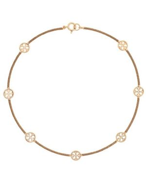 Tory Burch Miller Pavé Necklace - Metallic