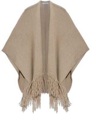Max Mara Tassel Shawl - Natural