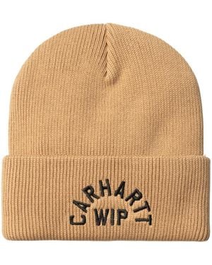 Carhartt Arch Script Beanie - Natural