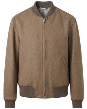 Lardini Long-Sleeved Casual Jacket - Brown