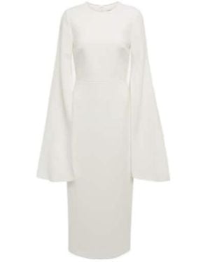 ROKSANDA Bridal Zimara Crêpe Midi Dress - White