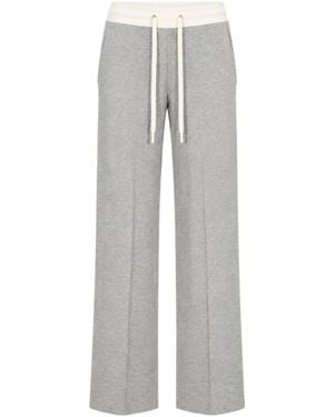 Elisabetta Franchi Drawstring Knit Trousers - Grey