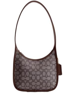 COACH Monogram Tote Bag - Brown