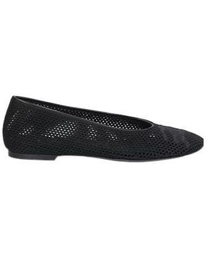 Burberry Perforated Ballet Flats - Black