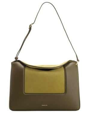 Wandler Penelope Logo Printed Shoulder Bag - Green