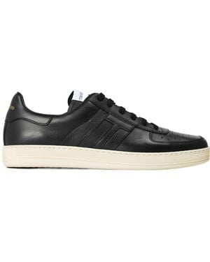 Tom Ford Fullleather Lowtop Sneakers - Black
