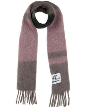 Marni Striped Flannel Scarf - Purple
