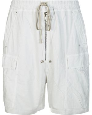 Rick Owens Bela Cargo Shorts - Grey