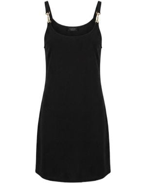 Gucci Viscose Crêpe Jersey Dress With Horsebit - Black