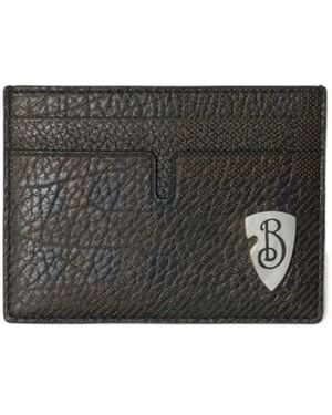 Burberry B-Shield Card Holder - Black