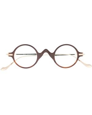 Matsuda Round-Frame Glasses - White