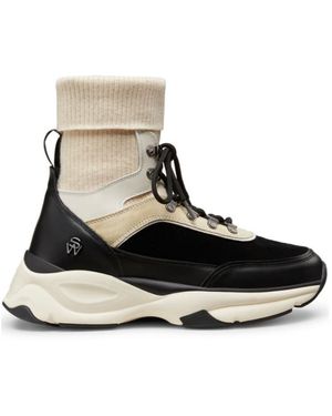 Stuart Weitzman Sw Hiker High-Top Sneaker - Black