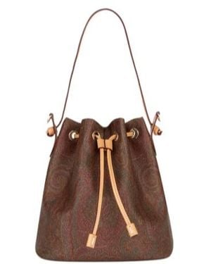 Etro Paisley Bucket Bag - Brown