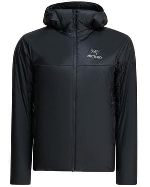 Arc'teryx Nuclei Fl Logo Patchwork Zipper Hooded Long-Sleeve Jacket - Black