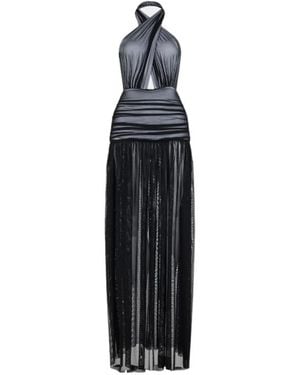 Norma Kamali Halter Neck Dress - Black