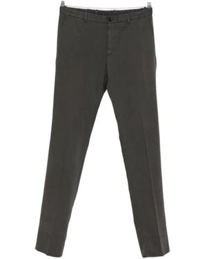 Incotex Straight-Leg Pants - Gray