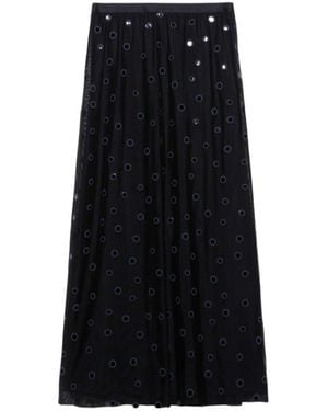 MAX&Co. Tulle Knitted Skirt - Black