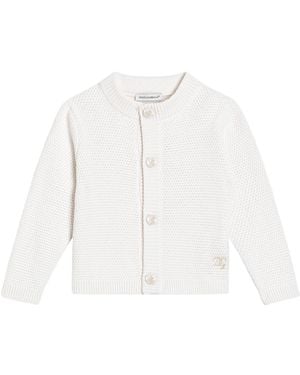 Dolce & Gabbana Button Knitted Cardigan - White