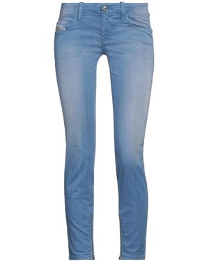DIESEL Slimfit Tiedye Cropped Trousers - Blue