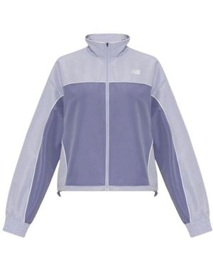 New Balance Trackside Woven Jacket - Purple