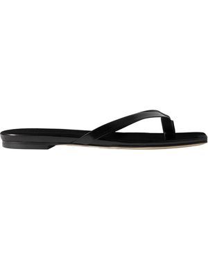 Aeyde Square Toed Slippers - Black