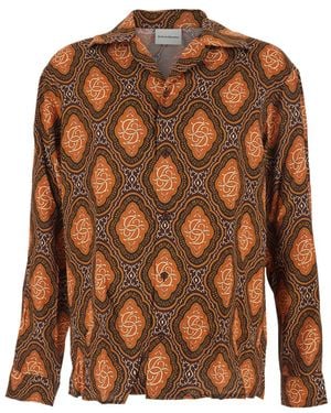 Drole de Monsieur Drôle De Monsieur La Chemise Médaillon Shirt - Brown