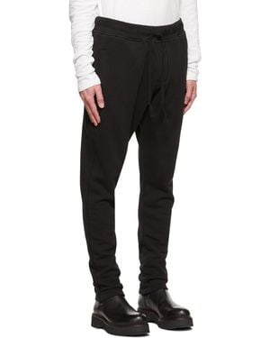 Greg Lauren Lace Up Joggers - Black