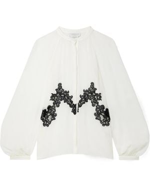 Gabriela Hearst Long-Sleeved Shirt - White