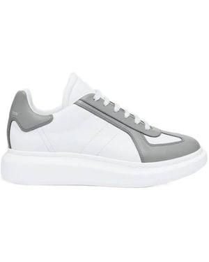 McQueen Oversized Lace-Up Trainers - White