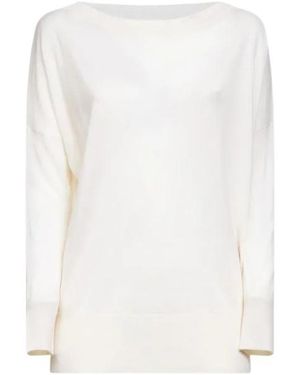 P.A.R.O.S.H. Boat Neck Jumper - White