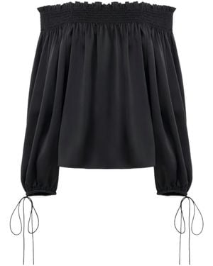 Chloé Off-Shoulder Top - Black