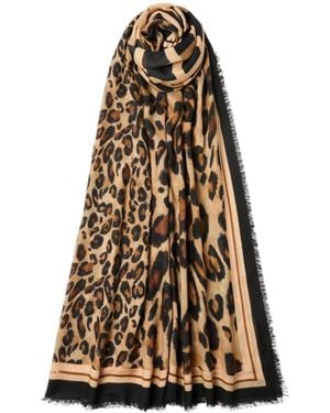 Marella Printed Tassel Scarf - White