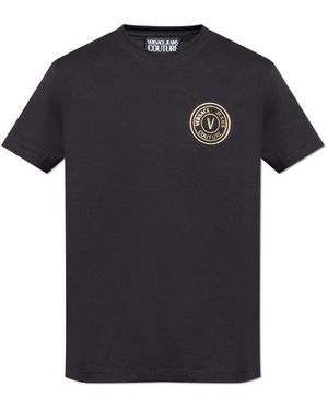 【VERSACE JEANS COUTURE】Tシャツ メンズ ★送関込み アウトレット】VERSACE JEANS COUTURE ヴェルサーチェ クルー