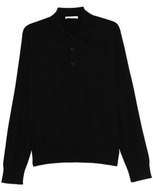 Givenchy Long-Sleeve Polo Shirt - Black