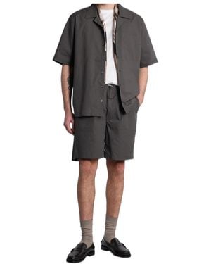 Roberto Collina Short-Sleeved Buttoned Shirt - Black