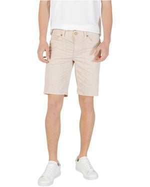 Jeckerson Belt Loop Shorts - Natural