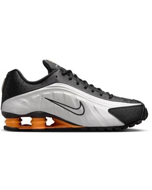Nike Shox R4 Lace-Up Sneakers - Black