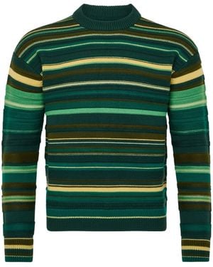 JW Anderson Jw Anderson Striped Jumper - Green