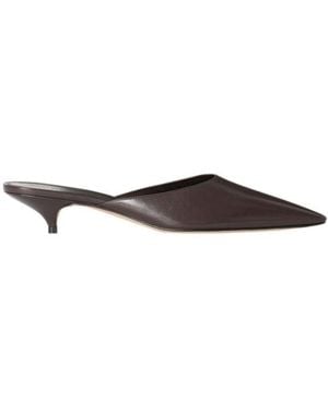 The Row Liisa Kitten Mule - Brown