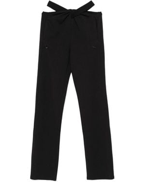 Coperni X Puma Co-Branded Pleated Casual Pants - Black