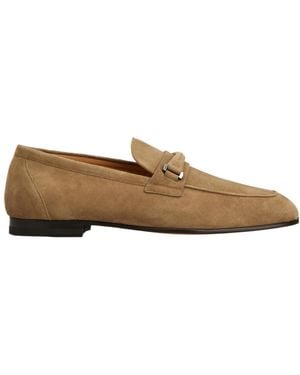 Tod's Round-Toe Loafers - Brown