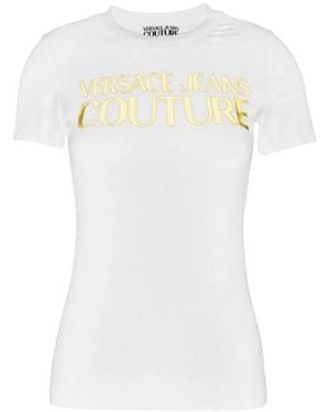 Versace Jeans Couture Couture Logo Print T-Shirt - White