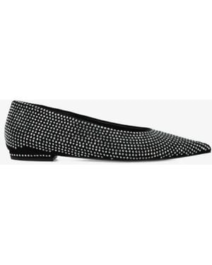 ROTATE BIRGER CHRISTENSEN Embellished Flat Shoes - White