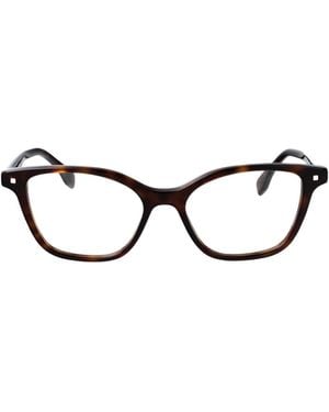 Fendi Eyewear Cat-Eye Frame Glasses - White