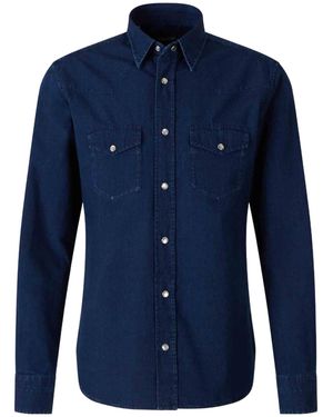Tom Ford Long-Sleeved Shirt - Blue