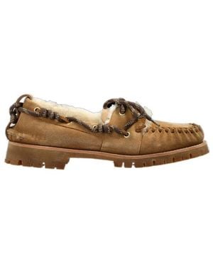 Golden Goose Round-Toe Loafers - Brown