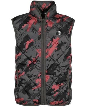 BBCICECREAM Quilted Zip Gilet Jacket - Black